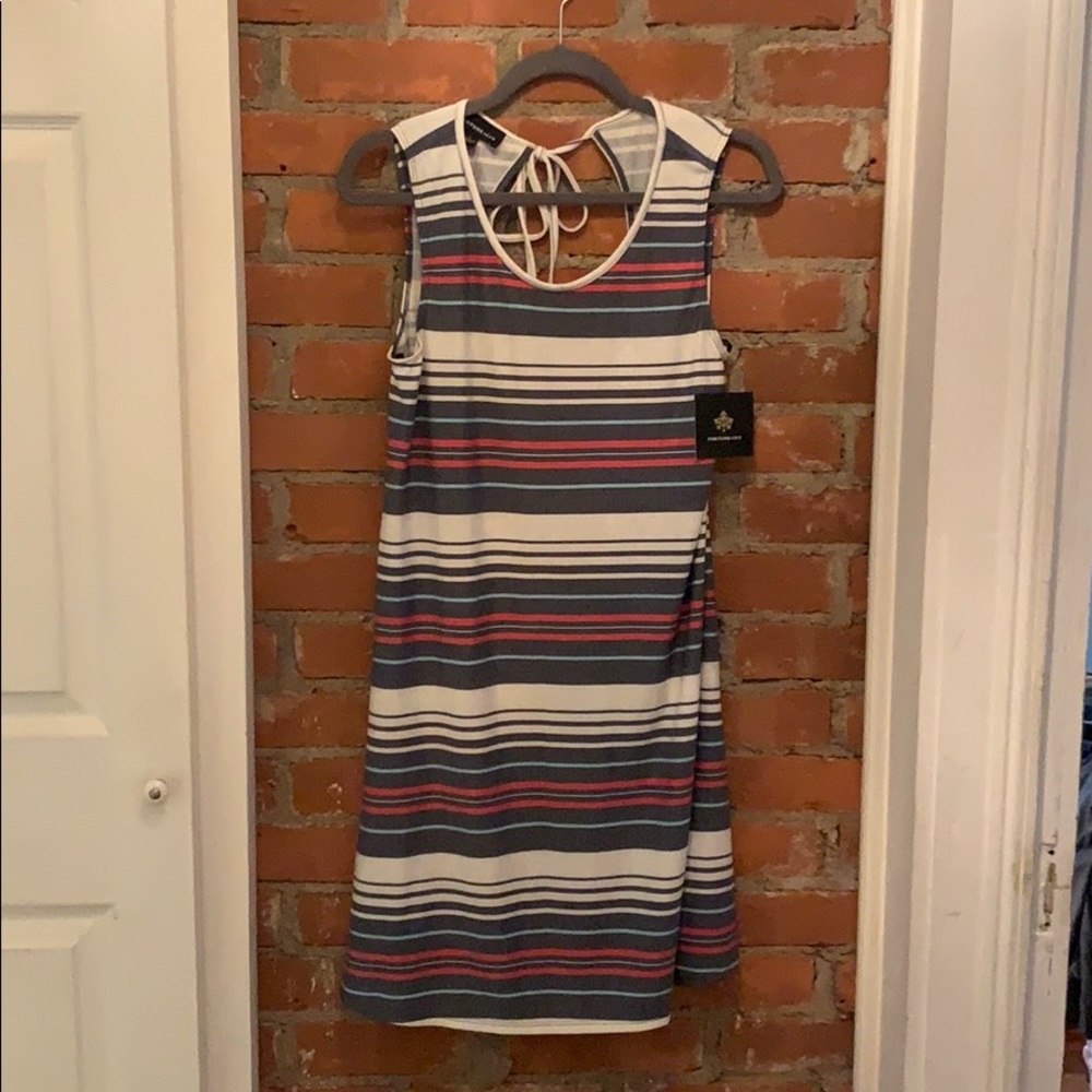 Fortune & Ivy striped dress from Stitch Fix L